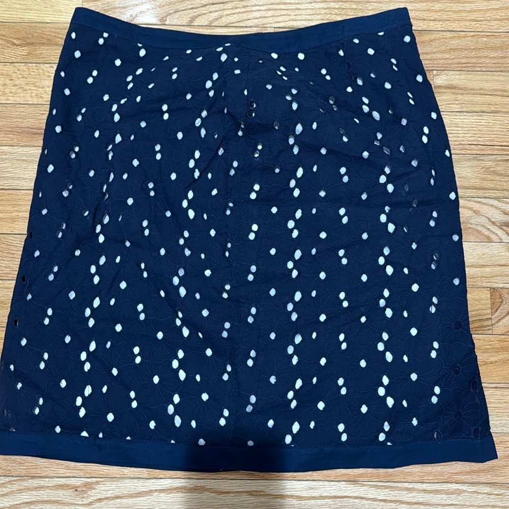 NWT Jones New York admiral navy skirt 14